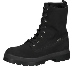 Boots & Stiefel*bama Damen Echtleder-Schuhe wetterfeste Winter-Stiefel mit -tex und Kuschelfutter Schnür-Schuhe oder Grau/Braun Schwarz