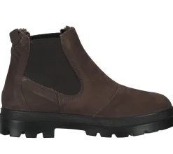 Boots & Stiefel*bama Stiefelette Damen Echtleder-Schuhe Chelsea-Boots wasserabweisend mit -tex 1084988 Dunkelbraun