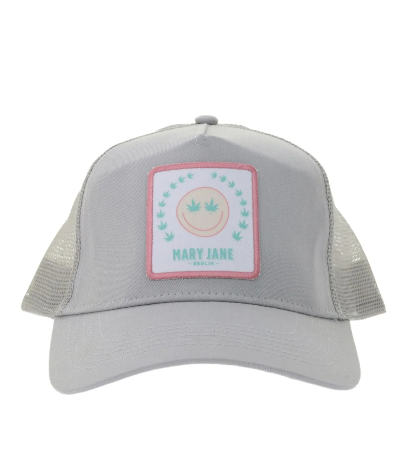 Caps & Mützen*Beechfield Trucker-Cap Baumwoll-Cap Mütze Baseball-Cap mit Stickerei 窶朖EGALIZED窶ß oder 窶朞ARY JANE BERLIN窶 Schwarz/Weiß 窶朖EGALIZED窶忿Grau 窶朞ARY JANE BERLIN窶