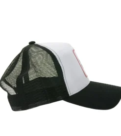 Caps & Mützen*Beechfield Trucker-Cap Baumwoll-Cap mit 窶朖EGALIZED窶ütze Baseball-Cap Schwarz/weiß