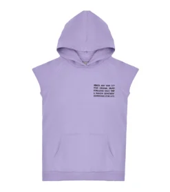 T-Shirts & Tank Tops*Bench. Mädchen Baumwoll-Shirt mit Kapuze Kurzarm-Shirt 11368540 Violett