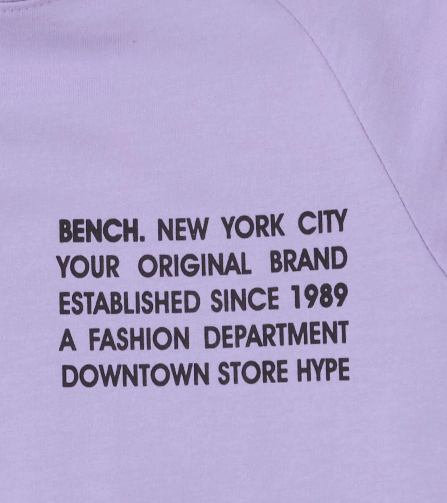 T-Shirts & Tank Tops*Bench. Mädchen Baumwoll-Shirt mit Kapuze Kurzarm-Shirt 11368540 Violett