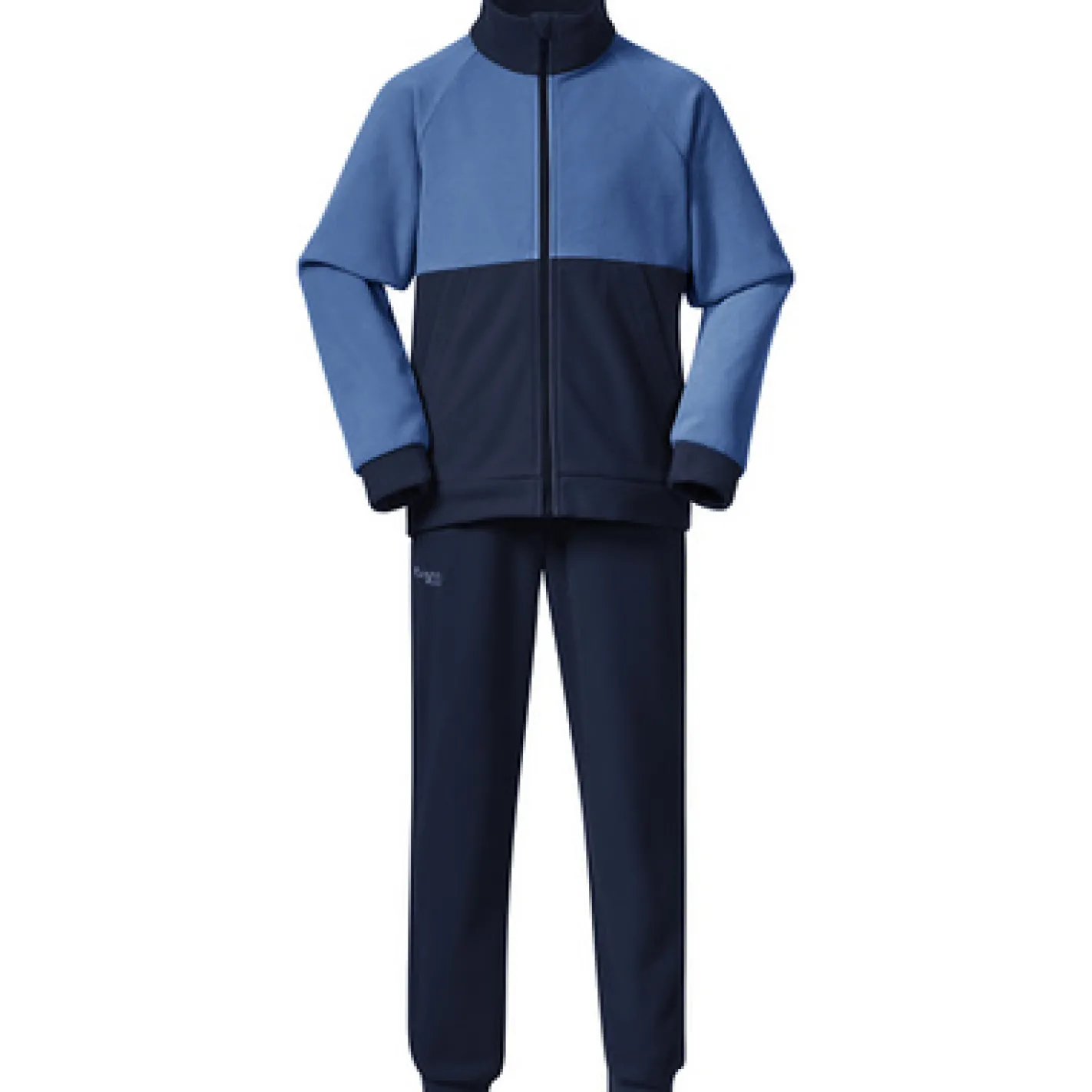 Jacken & Mäntel*Bergans Kinder Fleecejacken Smådøl V5 Long Zip Set Blau