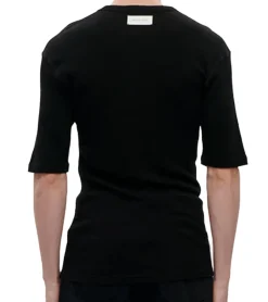 T-Shirts & Tank Tops*BERNER KÜHL Base Tee Rib Herren T-Shirt aus reiner Wolle hergestellt in Portugal Schwarz