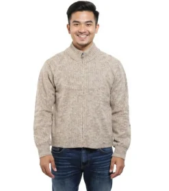 Jacken & Mäntel*BERNER KÜHL Herren Strick-Jacke modische Woll-Jacke Troyer-Jacke Herbst-Jacke Beige