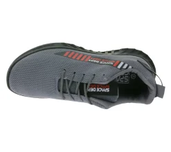 Sneaker & Turnschuhe|Turnschuhe & Sneaker*BEYOND THE RAINBOW Freizeit-Sneaker mit NASA Schriftzug Alltags-Schuhe Turnschuhe GNS-524 Grau/Rot oder Dunkelgrün/Rot