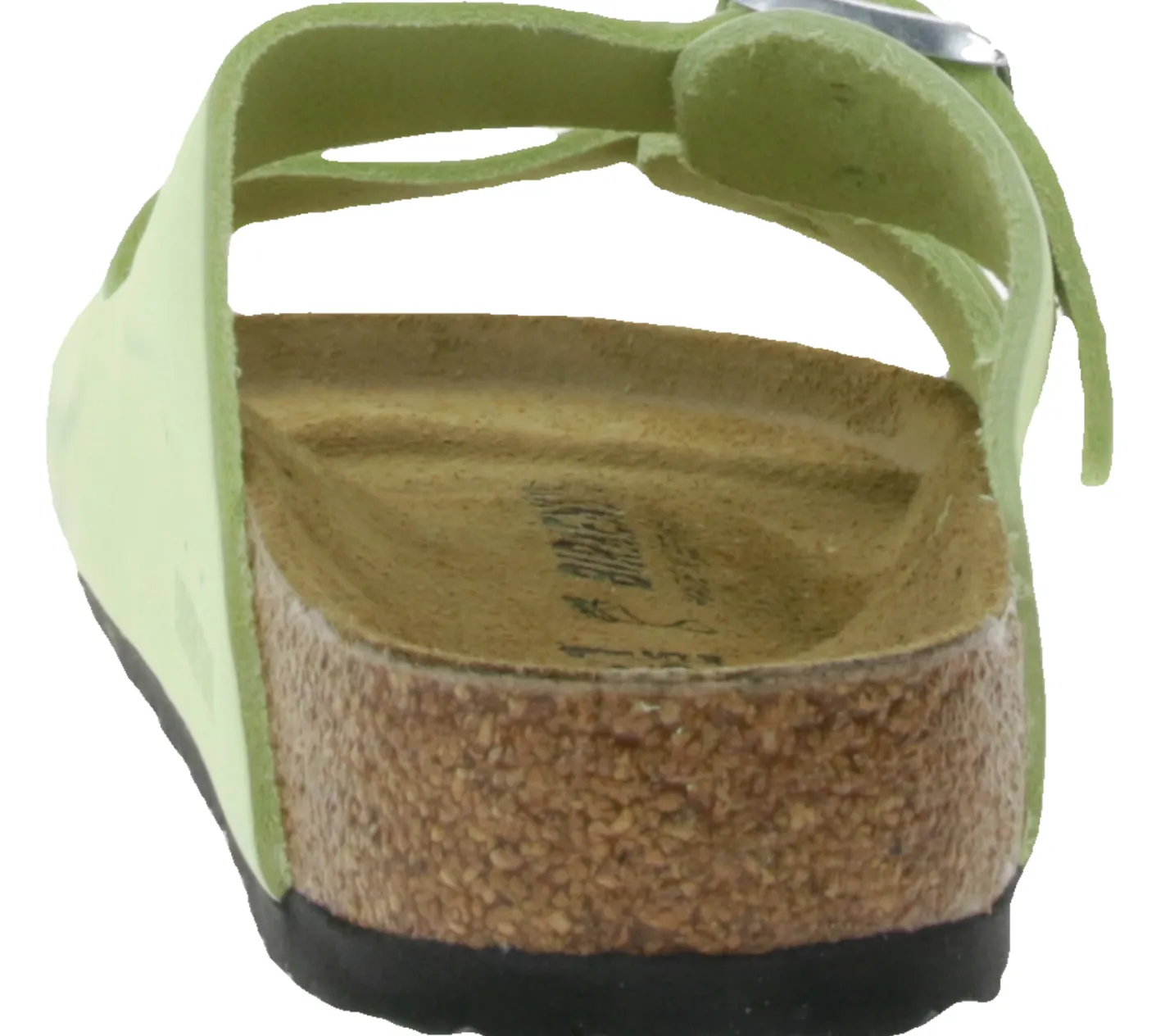 Zehentrenner & Sandalen|Pantoffeln & Hausschuhe*BIRKENSTOCK Arizona Damen Nubukleder-Pantoletten Made in Germany Sommer-Schuhe Normale Weite Sandalen 1026687 Lime