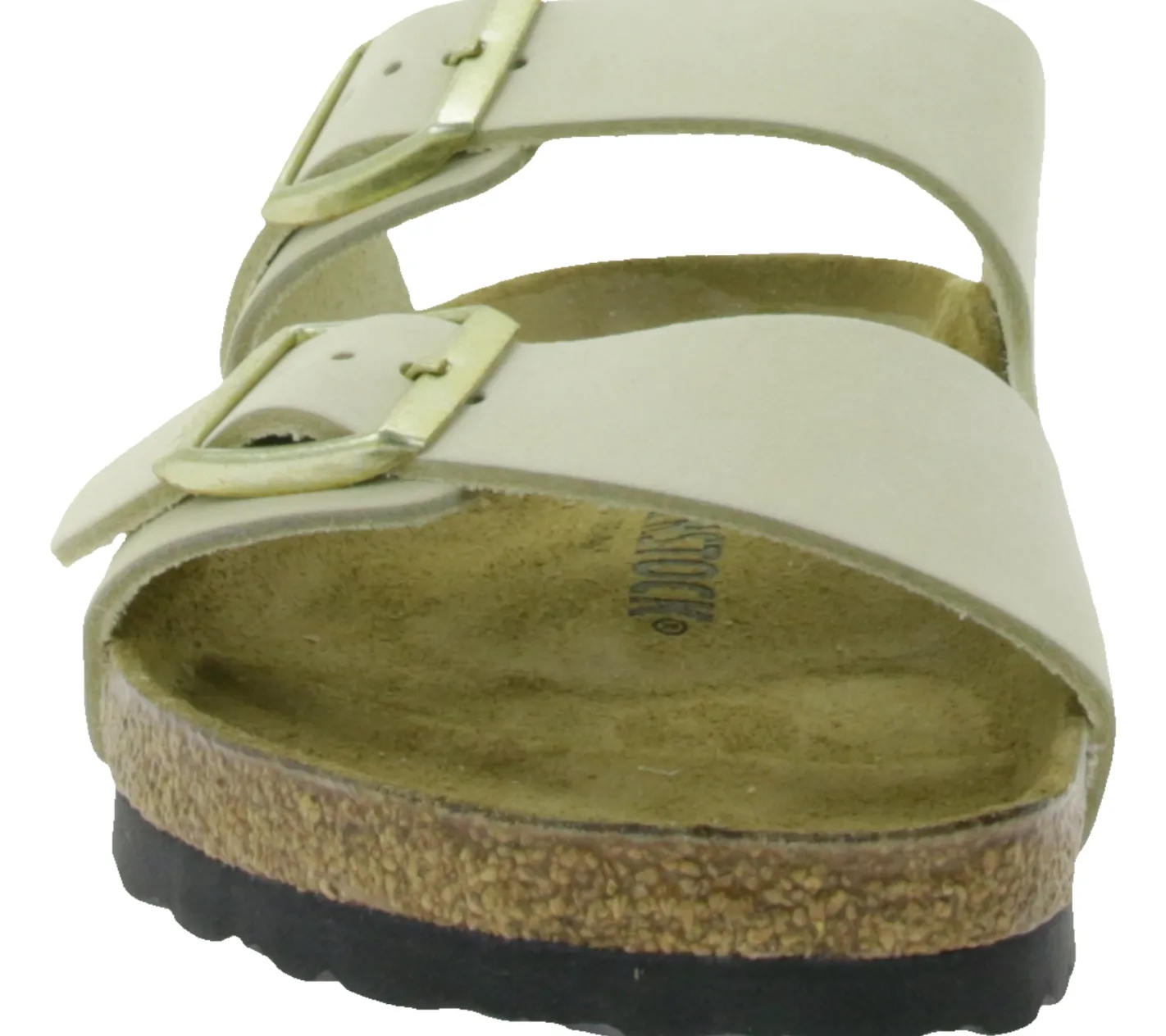 Zehentrenner & Sandalen|Pantoffeln & Hausschuhe*BIRKENSTOCK Arizona Damen moderne Pantoletten Made in Germany Sommer-Schuhe coole Schlappen aus Leder Normale Weite 1026637 Beige