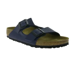 Zehentrenner & Sandalen|Pantoffeln & Hausschuhe*BIRKENSTOCK Arizona Pantoletten Made in Germany normale Breite 0051751 Blau