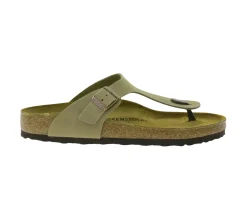 Zehentrenner & Sandalen|Pantoffeln & Hausschuhe*BIRKENSTOCK Gizeh Damen Zehentrenner Sandale Made in Germany Sommer-Schuhe normale Breite 943811 Hellbraun