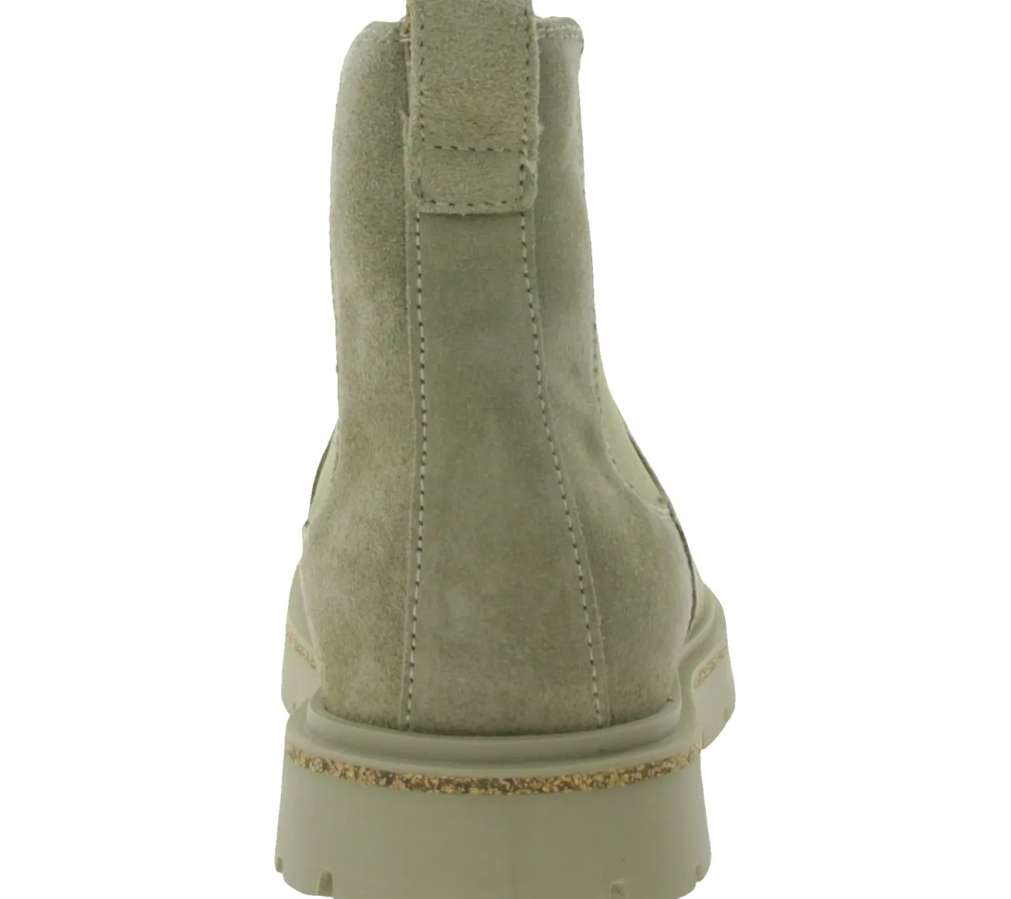 Boots & Stiefel*BIRKENSTOCK Highwood Damen Echtleder-Schuhe Alltags-Stiefel Chelsea-Schuhe aus Velourleder Schlupf-Schuhe Schmale Weite 1025737 Beige