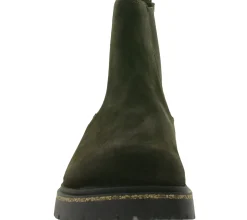 Stiefel & Boots*BIRKENSTOCK Highwood Herren Echtleder-Schuhe Alltags-Stiefel Chelsea-Schuhe aus Velourleder Schlupf-Schuhe Normale Weite 1025726 Dunkelbraun