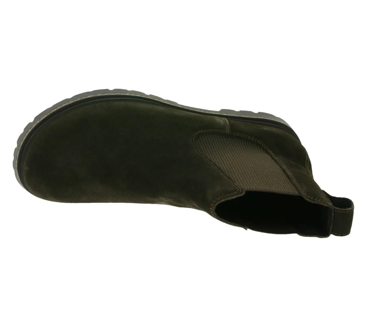 Stiefel & Boots*BIRKENSTOCK Highwood Herren Echtleder-Schuhe Alltags-Stiefel Chelsea-Schuhe aus Velourleder Schlupf-Schuhe Normale Weite 1025726 Dunkelbraun