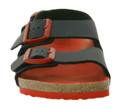 Sandalen|Hausschuhe*BIRKENSTOCK Milano Kinder Sandaletten Made in Germany Mädchen und Jungen Sommer-Schuhe Normale Weite 1012597 Schwarz