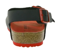 Sandalen|Hausschuhe*BIRKENSTOCK Milano Kinder Sandaletten Made in Germany Mädchen und Jungen Sommer-Schuhe Normale Weite 1012597 Schwarz