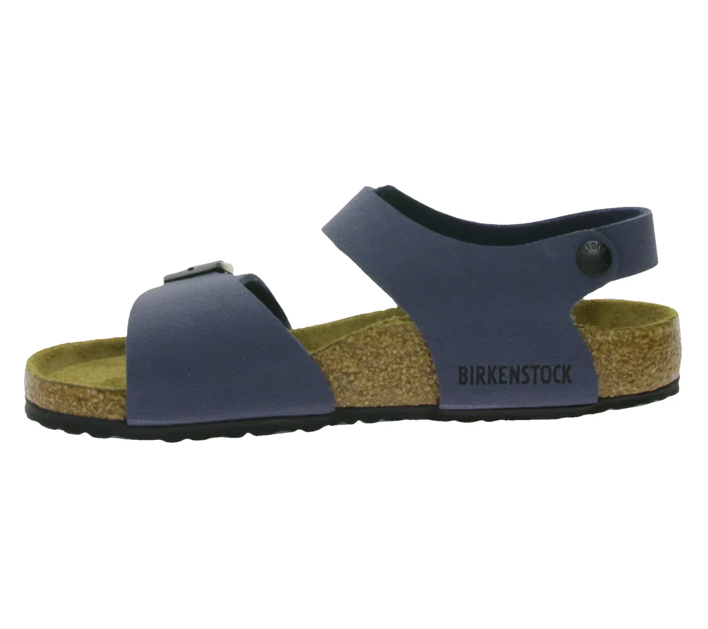 Sandalen*BIRKENSTOCK New York Kids Pantoletten Sandalen Made in Germany schmale Breite Leder-Schuhe 87773 Blau