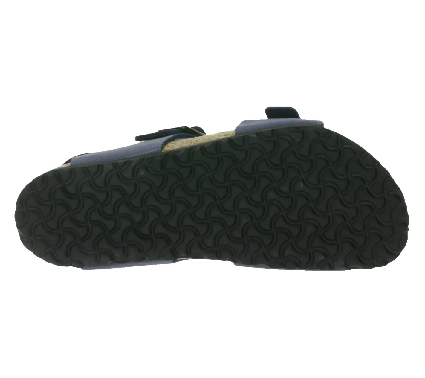 Sandalen*BIRKENSTOCK New York Kids Pantoletten Sandalen Made in Germany schmale Breite Leder-Schuhe 87773 Blau