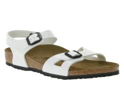 Sandalen|Hausschuhe*BIRKENSTOCK Rio Kinder Sandaletten Made in Germany Sommer-Schuhe für Mädchen Sandalen Schmale Weite 931133 Weiß
