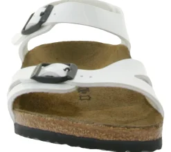 Sandalen|Hausschuhe*BIRKENSTOCK Rio Kinder Sandaletten Made in Germany Sommer-Schuhe für Mädchen Sandalen Schmale Weite 931133 Weiß
