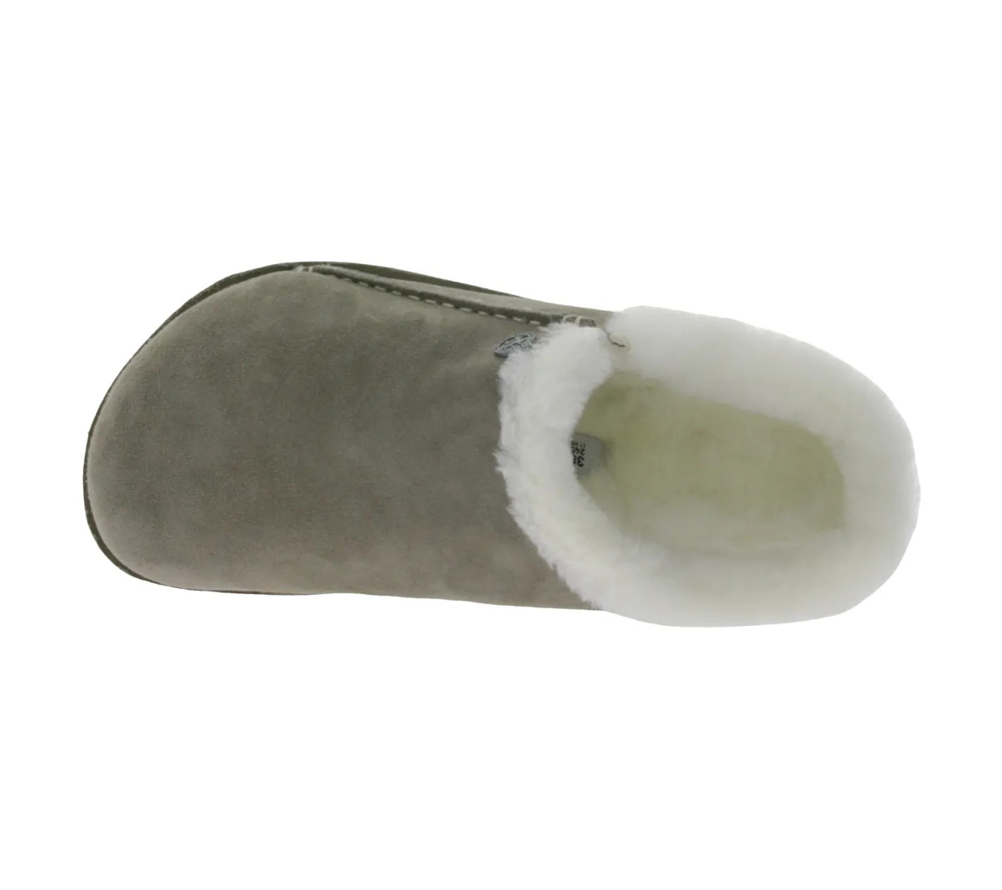 Pantoffeln & Hausschuhe*BIRKENSTOCK Zermatt Unisex Hausschuhe Echtleder mit Fellfutter Made in Germany normale Breite 1023099 Grau