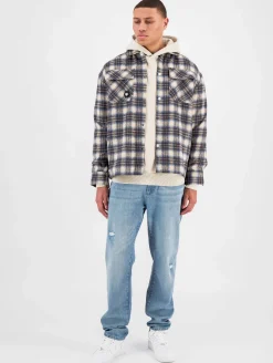 Jacken & Mäntel*Black Bananas Delta Flanell Übergangsjacke Sand