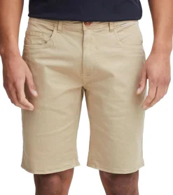Shorts & Bermudas*BLEND Woven Herren Baumwoll-Shorts kurze Bermuda mit Krempelsaum 20716713 161104 Beige