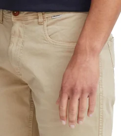 Shorts & Bermudas*BLEND Woven Herren Baumwoll-Shorts kurze Bermuda mit Krempelsaum 20716713 161104 Beige