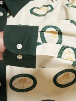 Hemden & Poloshirts*BLKVIS BOC Allover Shirt antikweiß