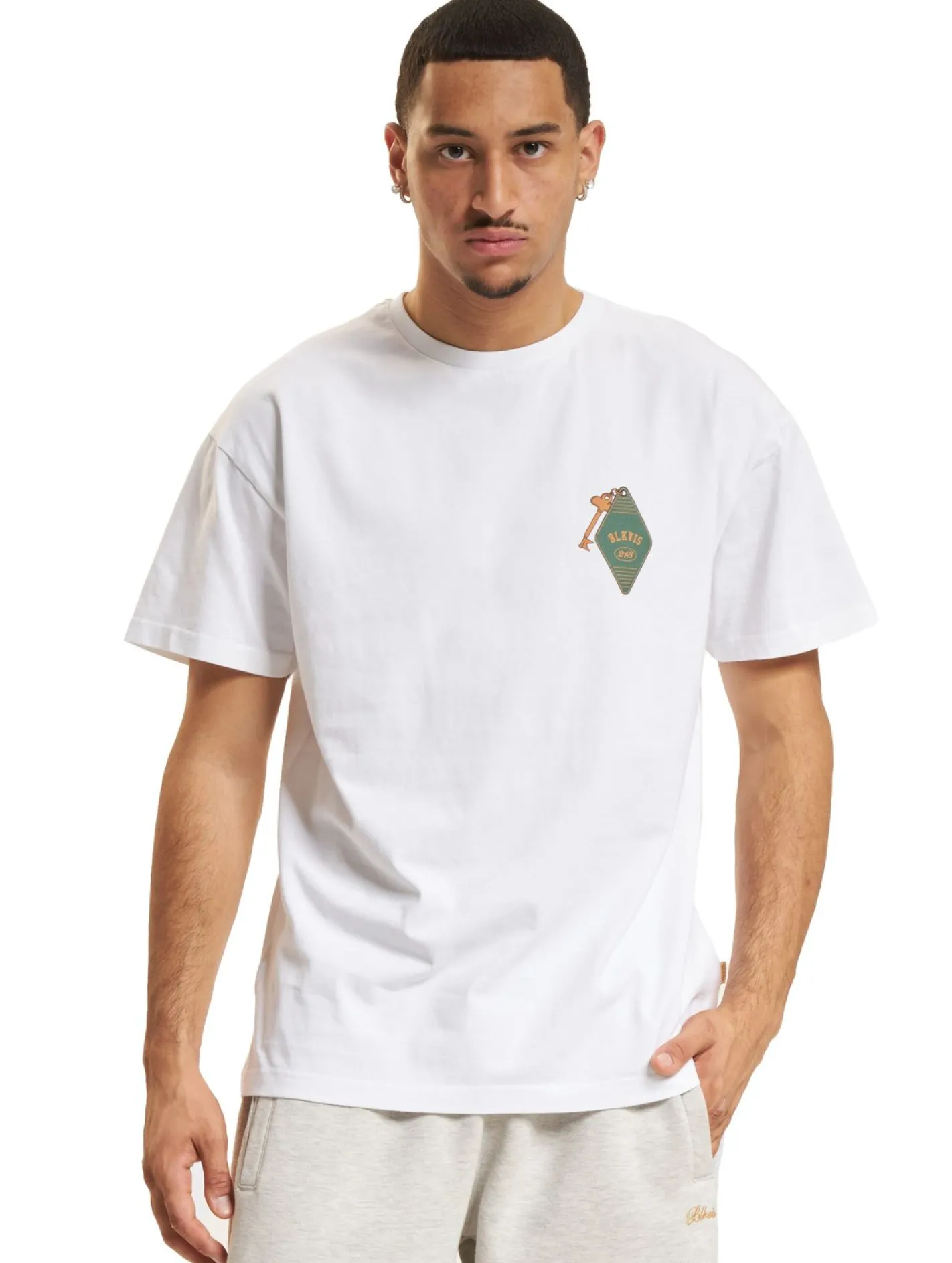 T-Shirts & Tank Tops*BLKVIS Chiave T-Shirt weiß