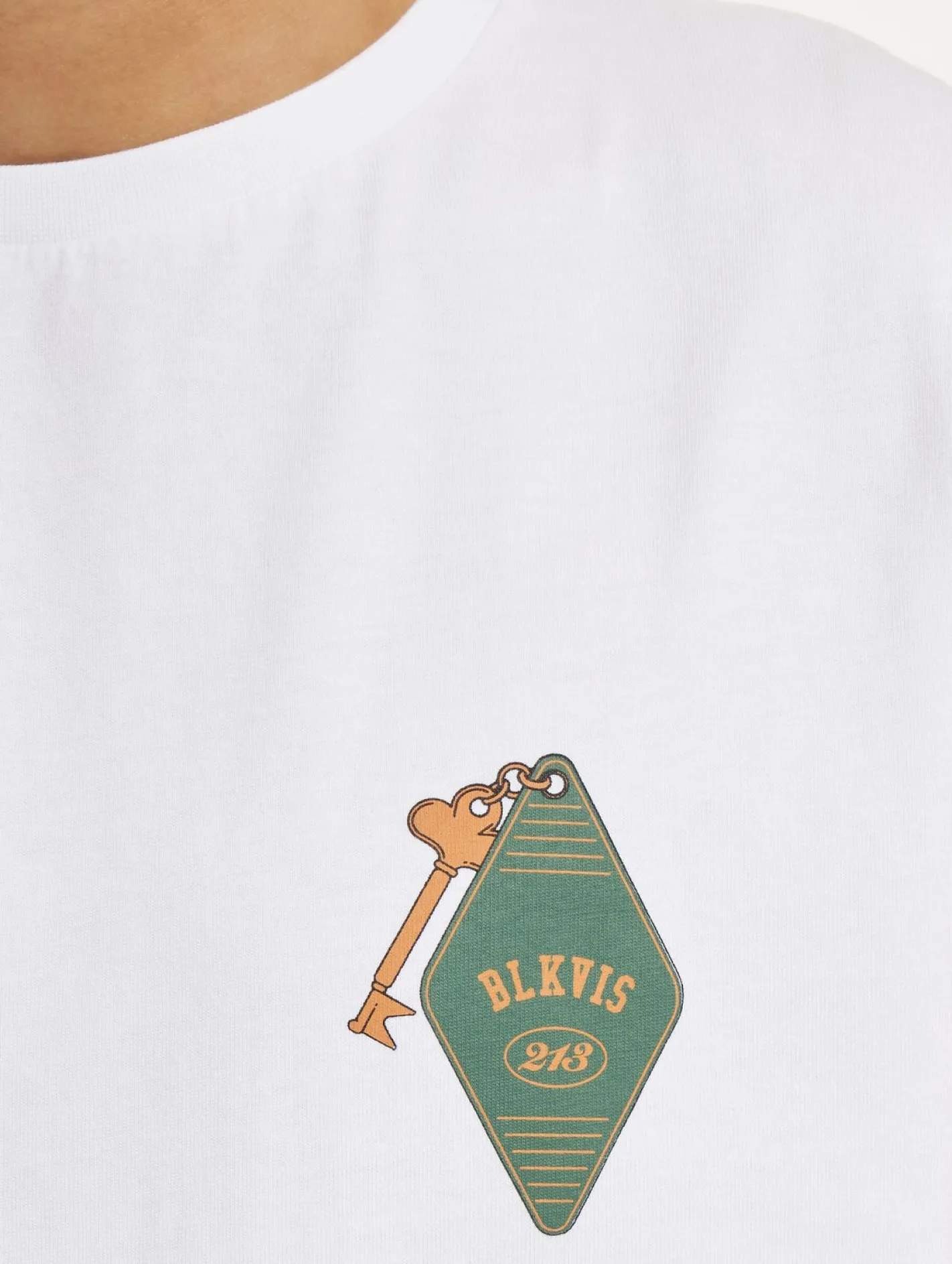 T-Shirts & Tank Tops*BLKVIS Chiave T-Shirt weiß