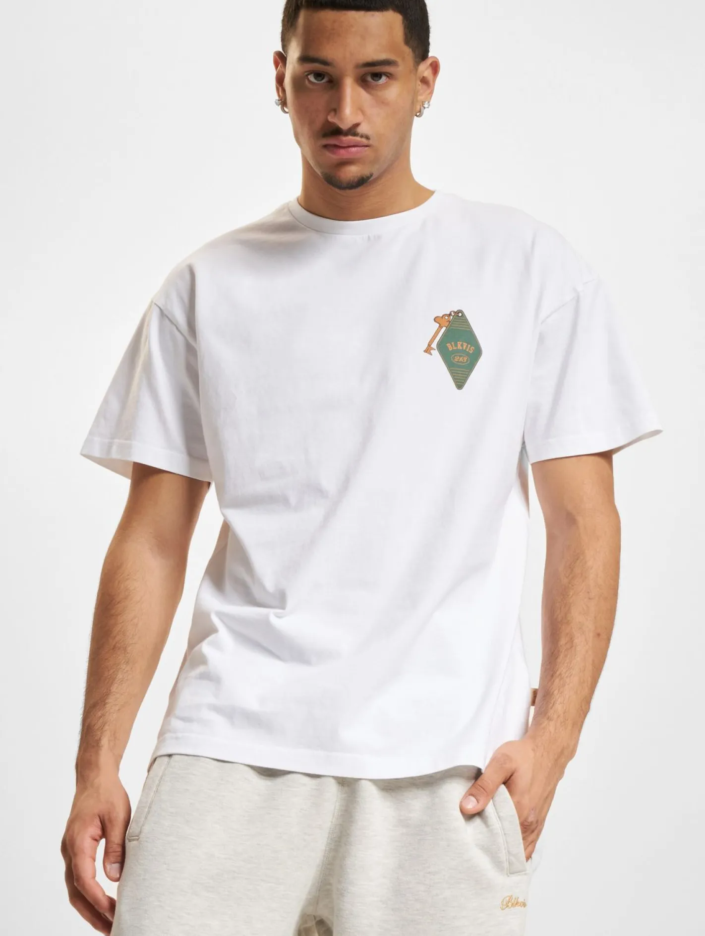 T-Shirts & Tank Tops*BLKVIS Chiave T-Shirt weiß