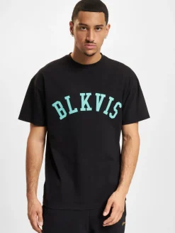 T-Shirts & Tank Tops*BLKVIS Logo T-Shirt schwarz
