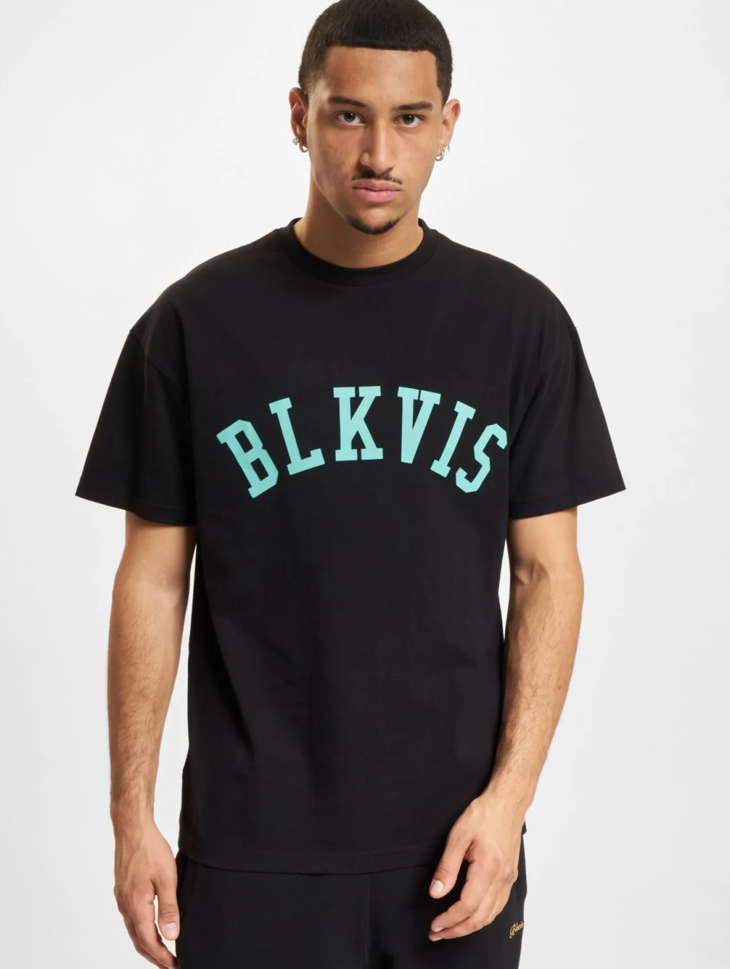 T-Shirts & Tank Tops*BLKVIS Logo T-Shirt schwarz