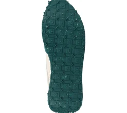 Sneaker & Turnschuhe*Bronx Damen Echtleder-Sneaker rutschfester Sohle Schnür-Schuhe im Retro-Look 66373-CP 127 Weiß/Bunt