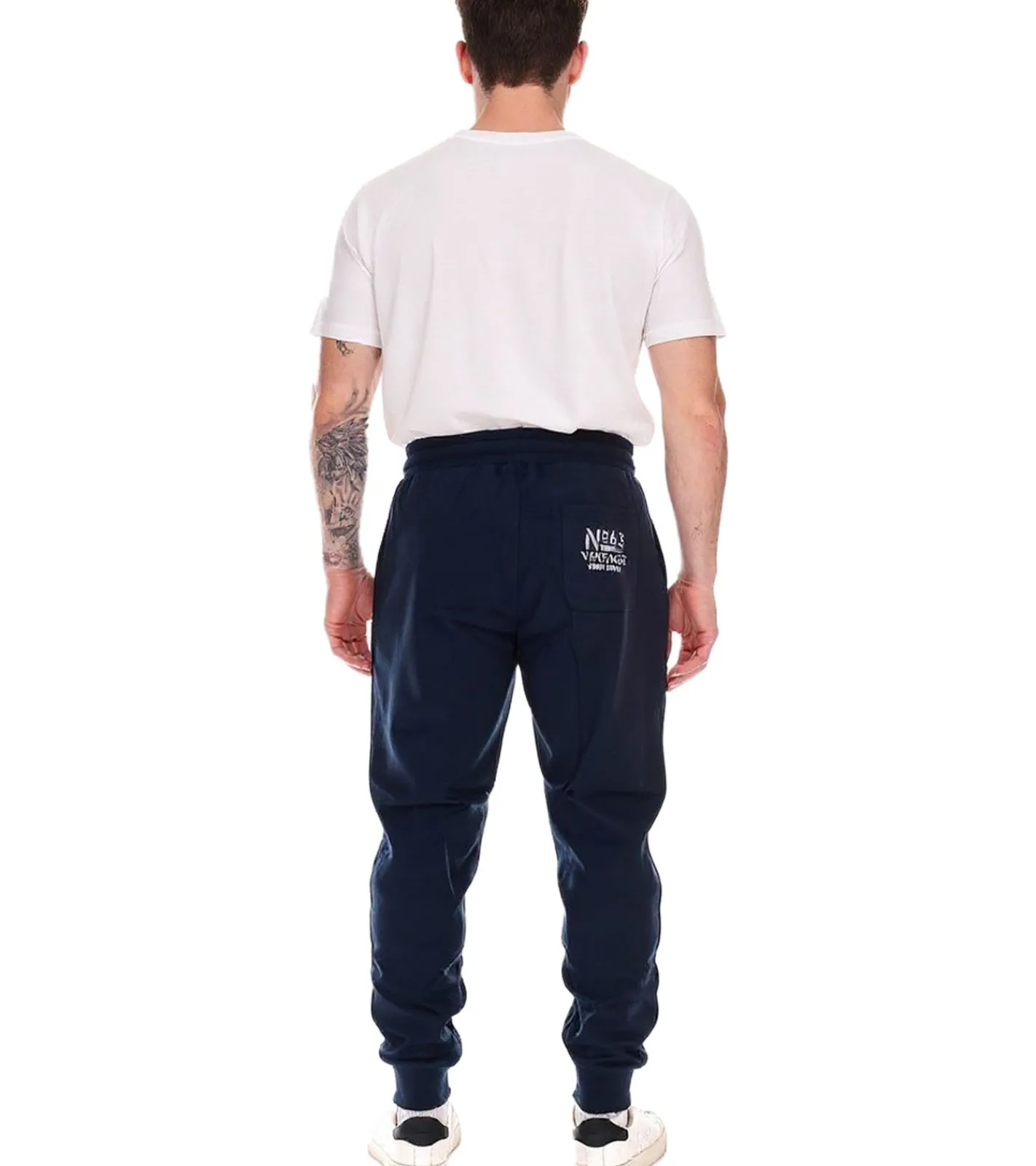 Große Größen|Jogginghosen & Fitnessmode*CAMP DAVID Herren Jogging-Hose mit Baumwollanteil Sweat-Hose Trainings-Hose 428251 2301 Dunkelblau