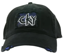 Caps & Mützen*BioworldMerch CAMP KILL YOURSELF Unisex Cap Baumwoll-Cap im starken Used Look Kopfbedeckung TC101767CKY Schwarz