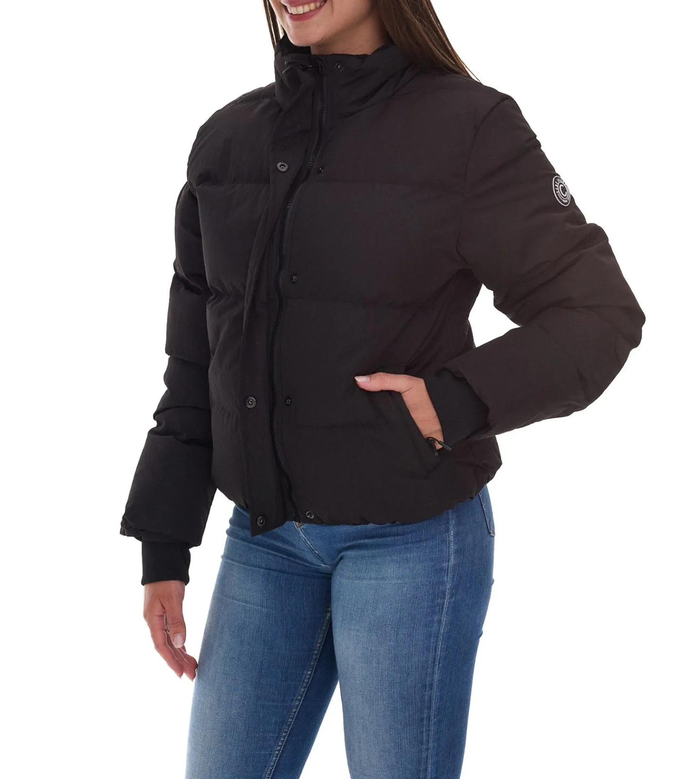 Mäntel & Jacken*CARS JEANS Caley nachhaltige Damen gesteppte Alltags-Jacke mit Stehkragen Puffer-Jacke Herbst-Jacke Stepp-Jacke 6407601 Schwarz