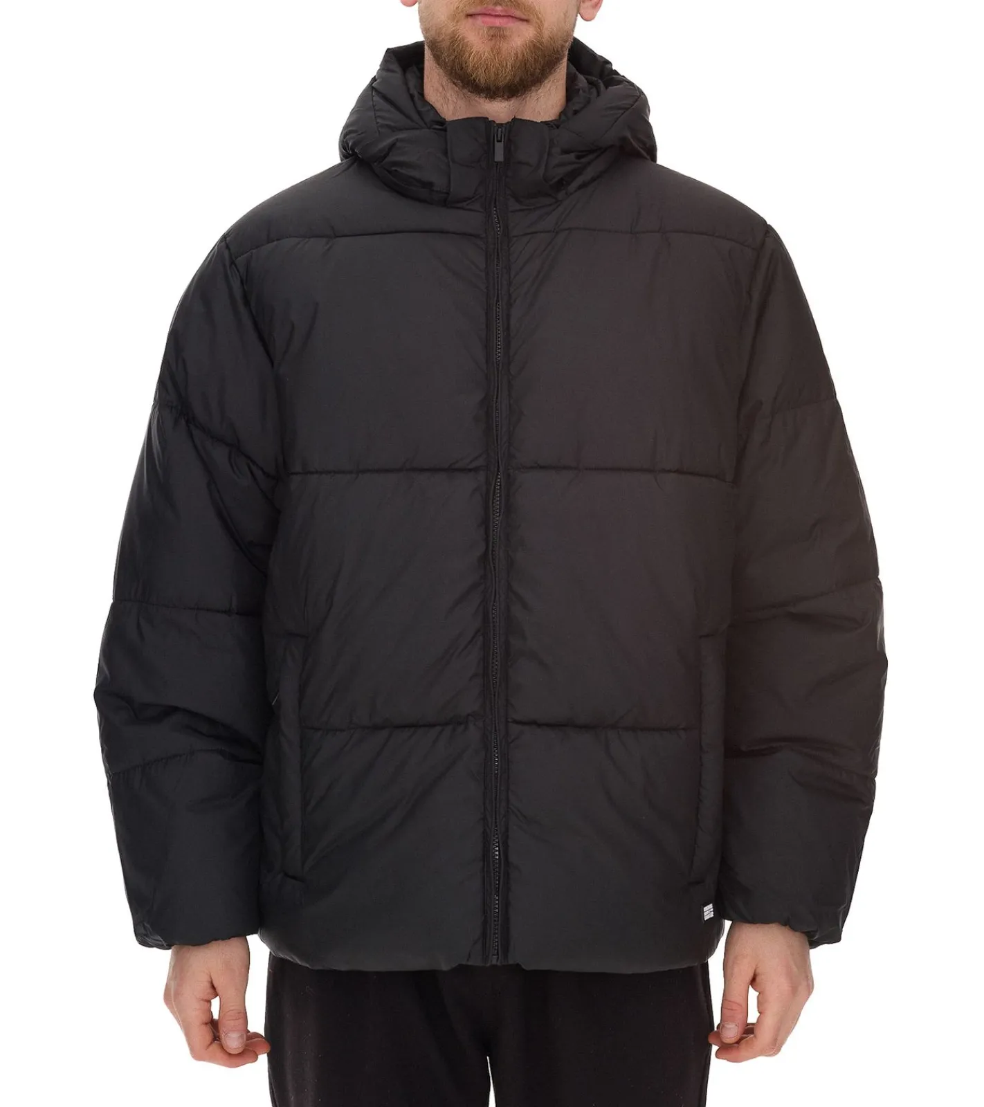 Jacken & Mäntel*CARS JEANS Soymas Herren gesteppte Alltags-Jacke Puffer-Jacke mit abnehmbarer Kapuze Herbst-Jacke Stepp-Jacke 6617601 Schwarz