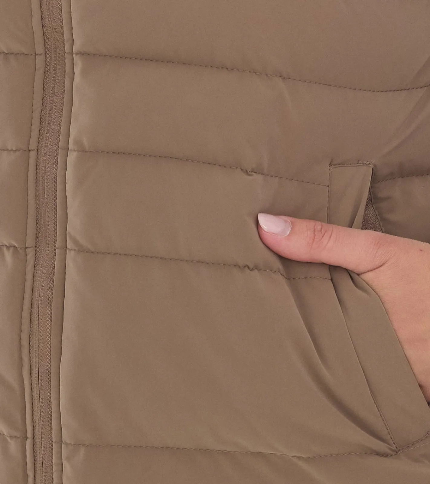 Mäntel & Jacken*CARS JEANS Thary nachhaltige Damen gesteppte Alltags-Jacke mit Stehkragen Puffer-Jacke mit abnehmbarer Kapuze gefütterte Herbst-Jacke Stepp-Jacke 6447683 Braun