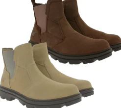Stiefel & Boots*CATERPILLAR Practitioner Herren Wildleder-Stiefel Chelsea-Boots P725198 Dachshund Braun oder P725200 Starfish Beige
