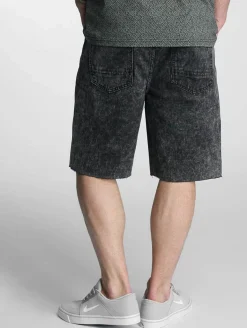 Shorts & Bermudas*CAYLER & SONS All DD Shorts Raw Edge Denim schwarz