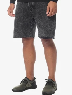 Shorts & Bermudas*CAYLER & SONS ALLDD Raw Edge Denim Shorts Shorts Schwarz