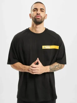 T-Shirts & Tank Tops*CAYLER & SONS BL MNTN Box Tee schwarz/gelb