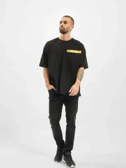 T-Shirts & Tank Tops*CAYLER & SONS BL MNTN Box Tee schwarz/gelb