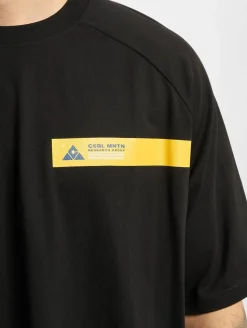 T-Shirts & Tank Tops*CAYLER & SONS BL MNTN Box Tee schwarz/gelb