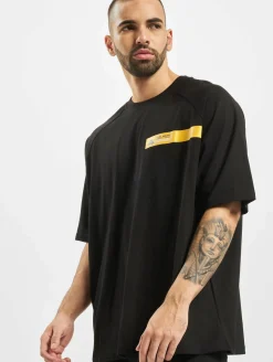 T-Shirts & Tank Tops*CAYLER & SONS BL MNTN Box Tee schwarz/gelb