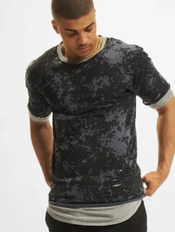 T-Shirts & Tank Tops*CAYLER & SONS Csbl Deuces Long Layer T-Shirt schwarz/digi/camo
