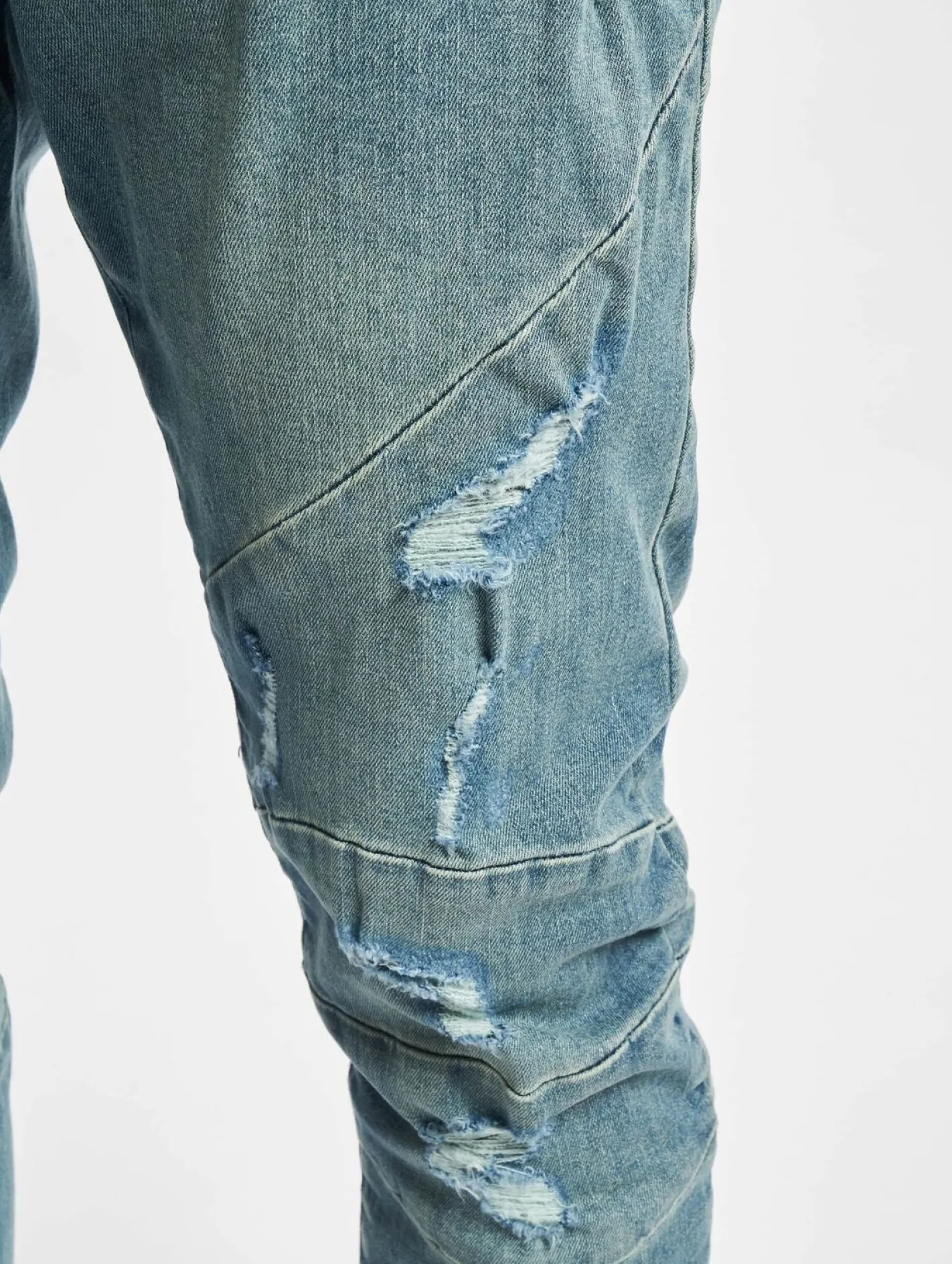 Jeans & Hosen*CAYLER & SONS Panel-Jeanshose in Distressed-Mid-Blue