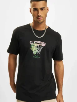 T-Shirts & Tank Tops*CAYLER & SONS  The Basket Tee schwarz