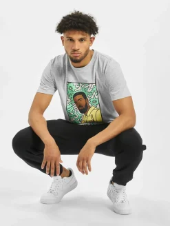 T-Shirts & Tank Tops*CAYLER & SONS  WL Northern Lines Tee hellgrau/mc